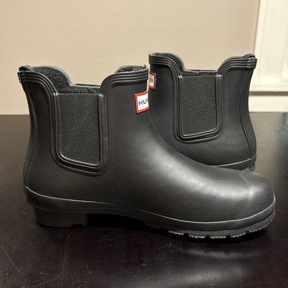 Hunter Chelsea Rain Boot for Women, Size 8 - Black. New Without Box - Picture 9 of 10